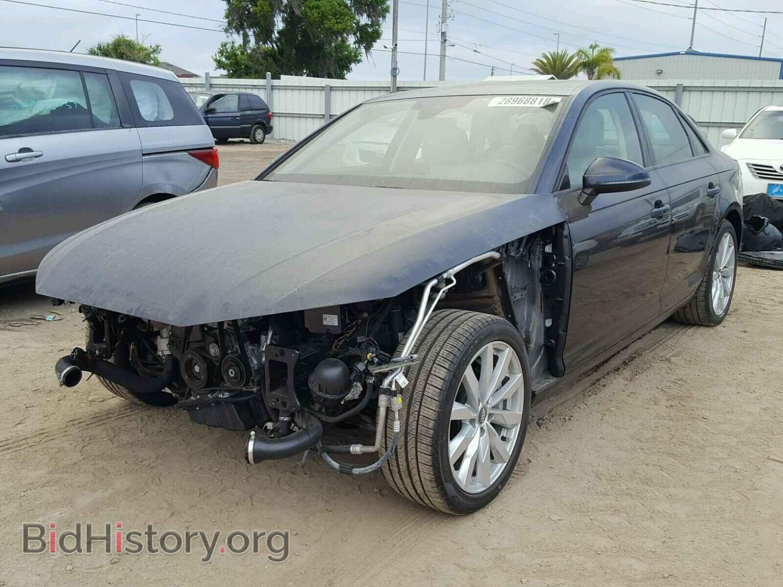 2017 AUDI A4 - VIN: WAUGNAF44HN019730 - Фото 2