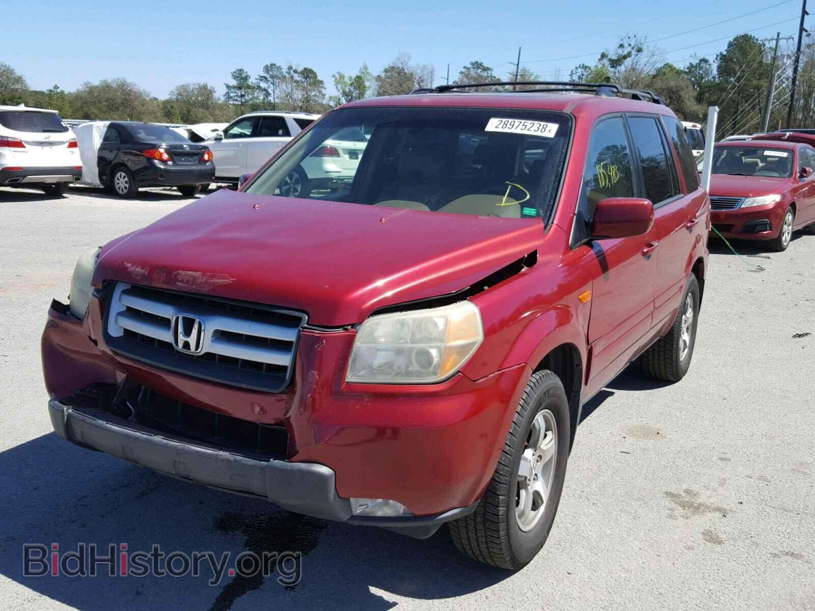 2006 HONDA PILOT - VIN: 5FNYF28606B024721 - Фото 2