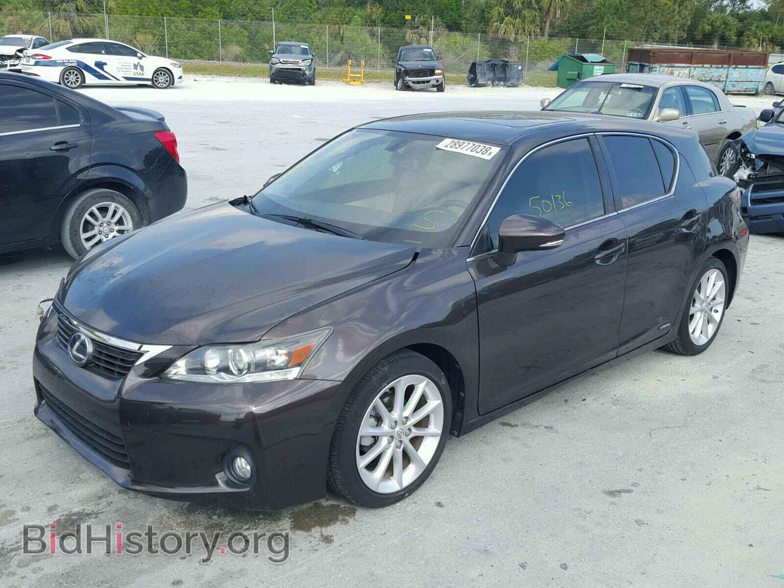 2011 LEXUS CT 200 - VIN: JTHKD5BH8B2038448 - Фото 2