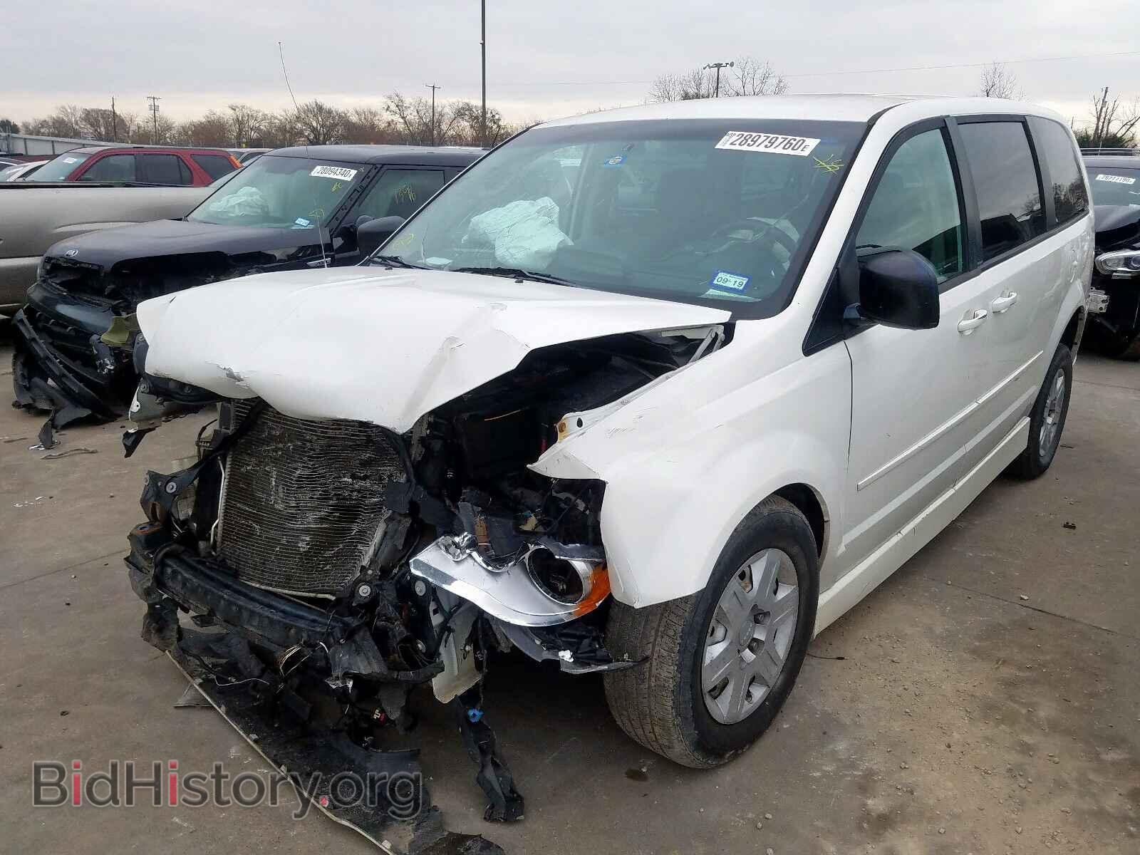 2012 DODGE CARAVAN - VIN: 2C4RDGBG0CR229836 - Фото 2