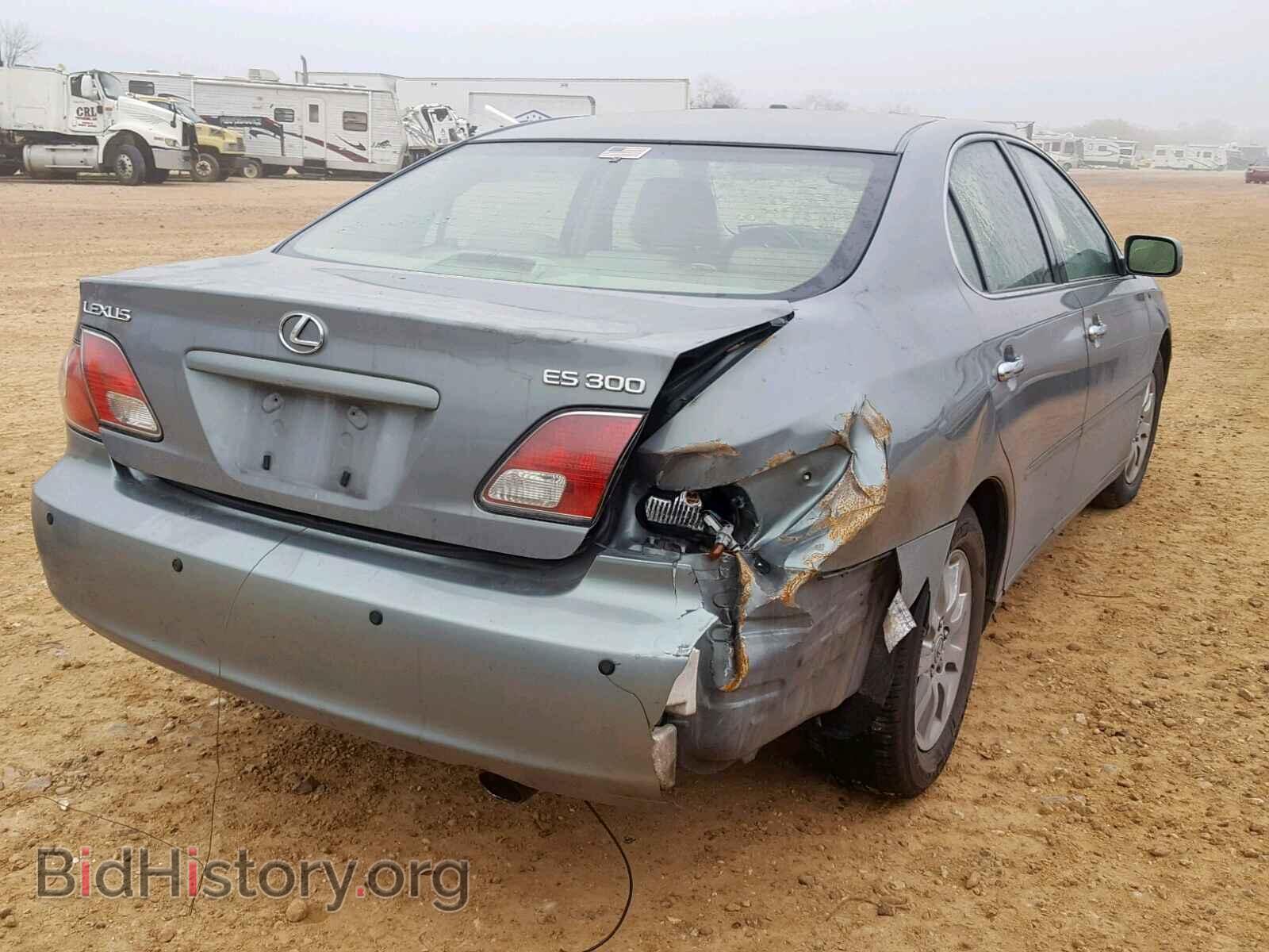 2002 LEXUS ES300 - VIN: JTHBF30G520067698 - Фото 4
