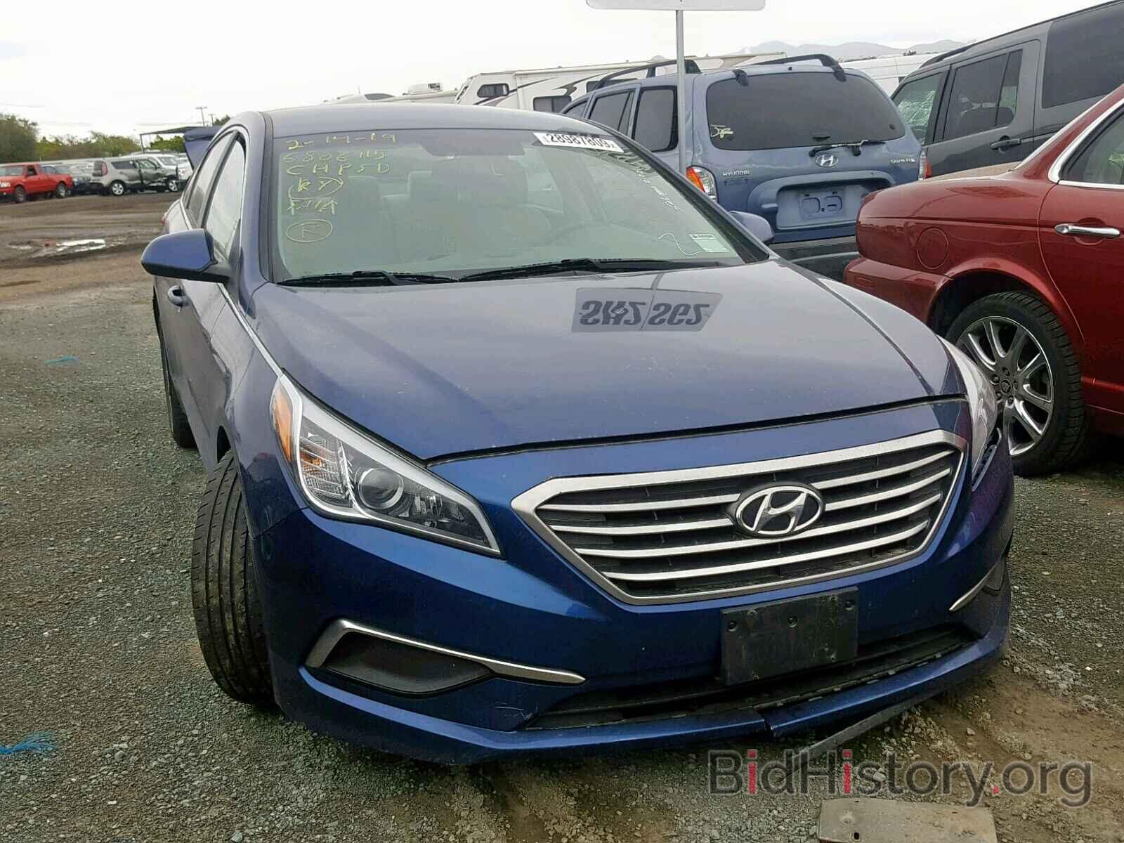 Фотография 5NPE24AF5HH455855 - HYUNDAI SONATA 2017