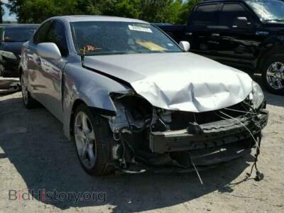 2008 Lexus IS350, silver — VIN JTHBE262782015141, Copart