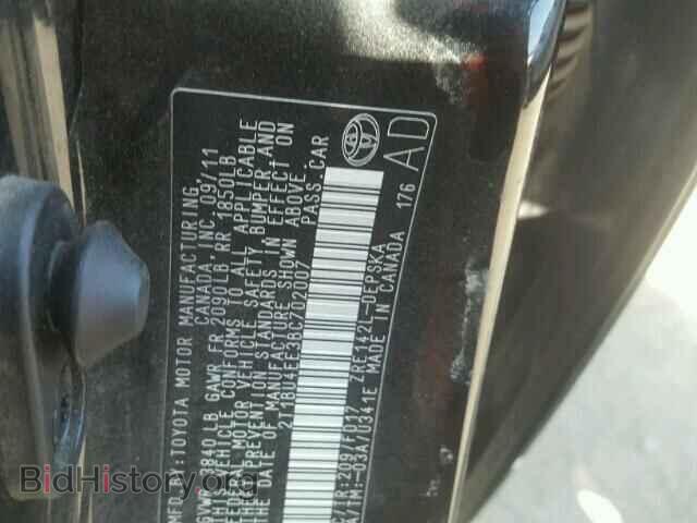 2011 TOYOTA COROLLA - VIN: 2T1BU4EE3BC702007 - Photo 10