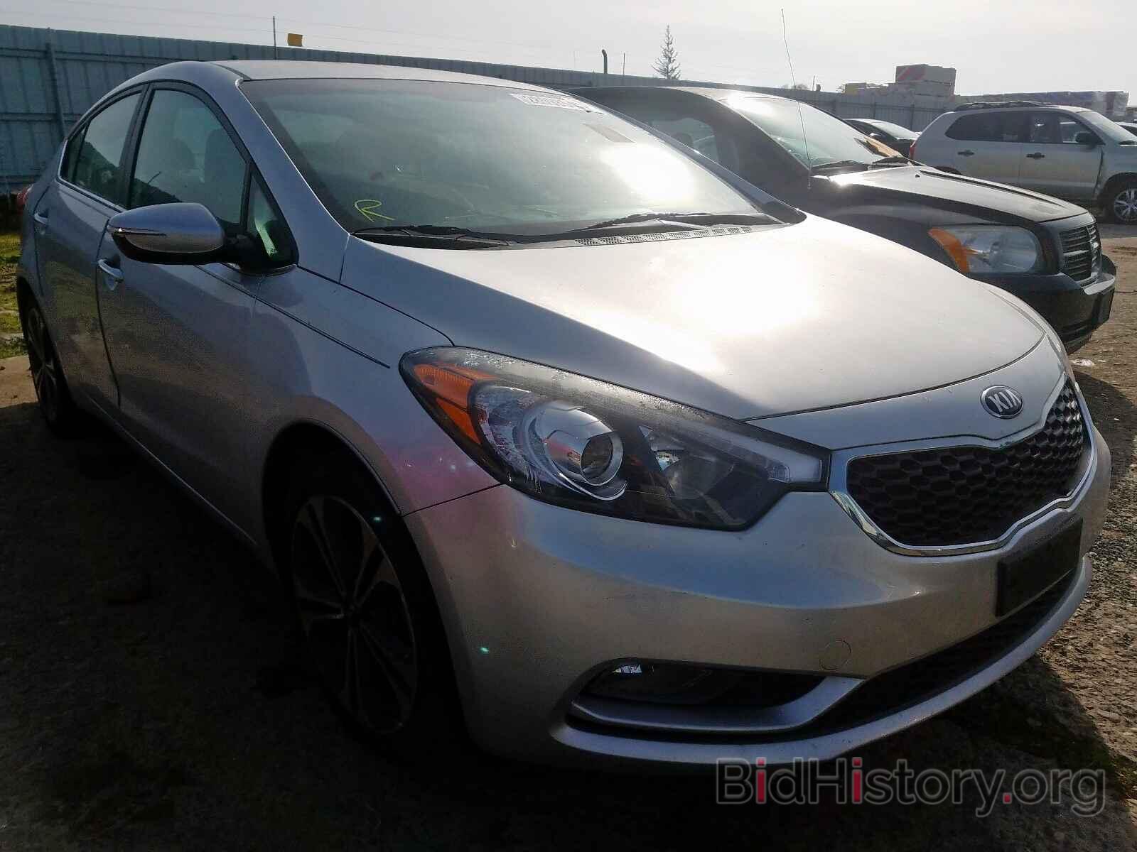 Photo KNAFX4A81E5111407 - KIA FORTE EX 2014