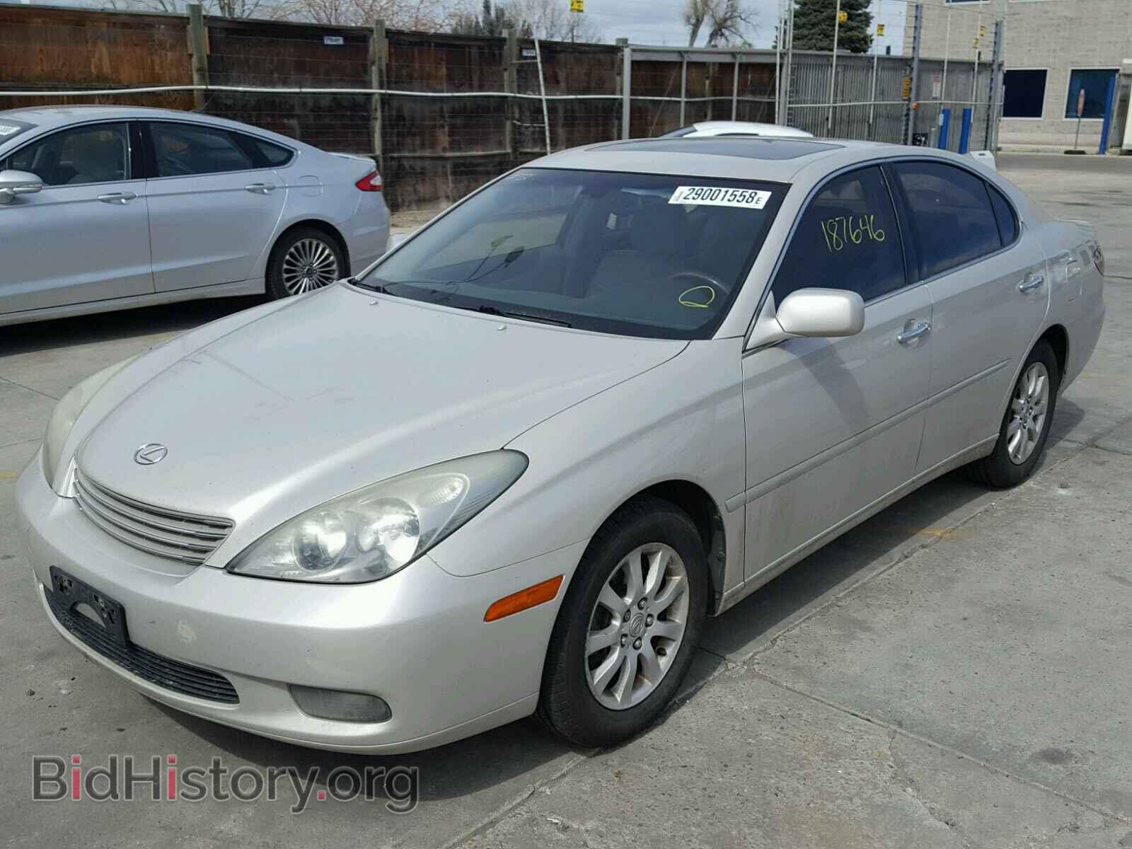 2003 LEXUS ES300 - VIN: JTHBF30G430136253 - Фото 2