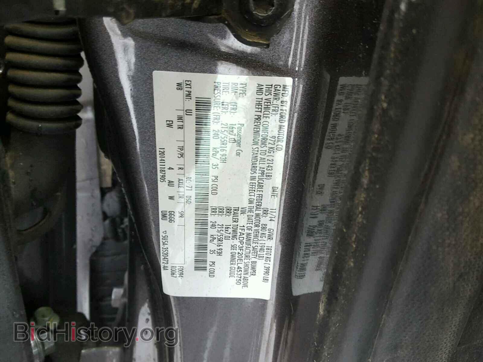 2014 FORD FOCUS - VIN: 1FADP3F20EL453750 - Photo 10