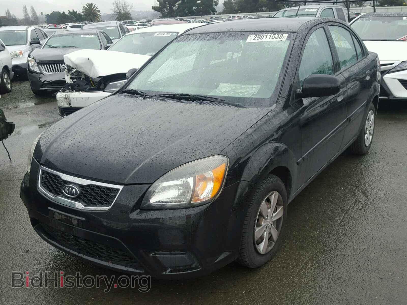 2011 KIA RIO BASE - VIN: KNADH4A32B6943482 - Фото 2