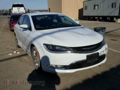 2015 Chrysler 200 200 C, белый — VIN 1C3CCCEG7FN583310, Copart