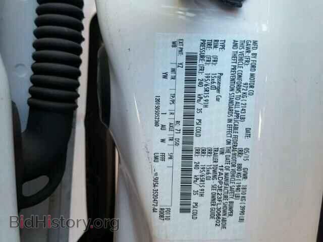 2015 FORD FOCUS - VIN: 1FADP3E23FL306602 - Фото 10