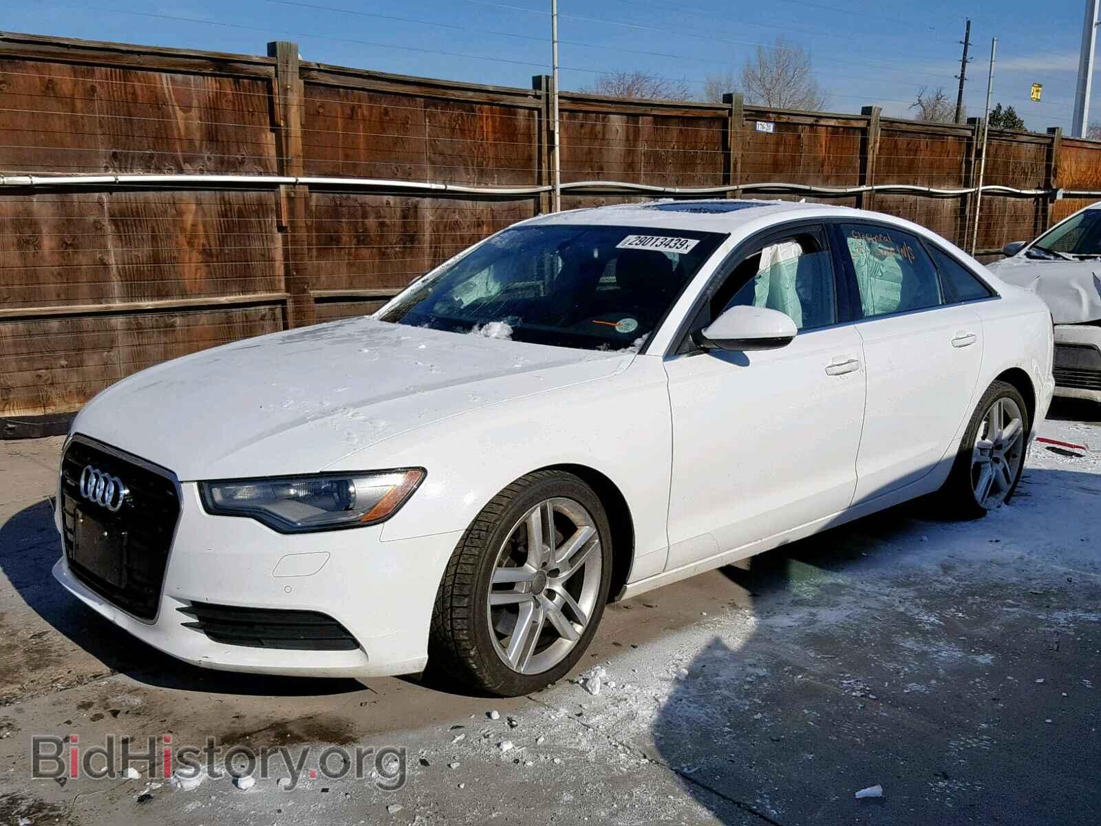 2014 AUDI A6 - VIN: WAUGFAFCXEN055423 - Фото 2