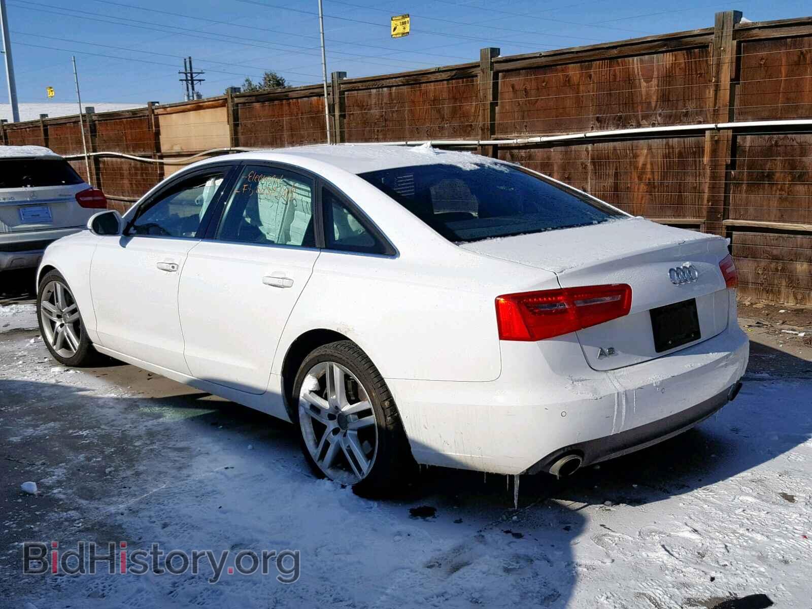 2014 AUDI A6 - VIN: WAUGFAFCXEN055423 - Фото 3