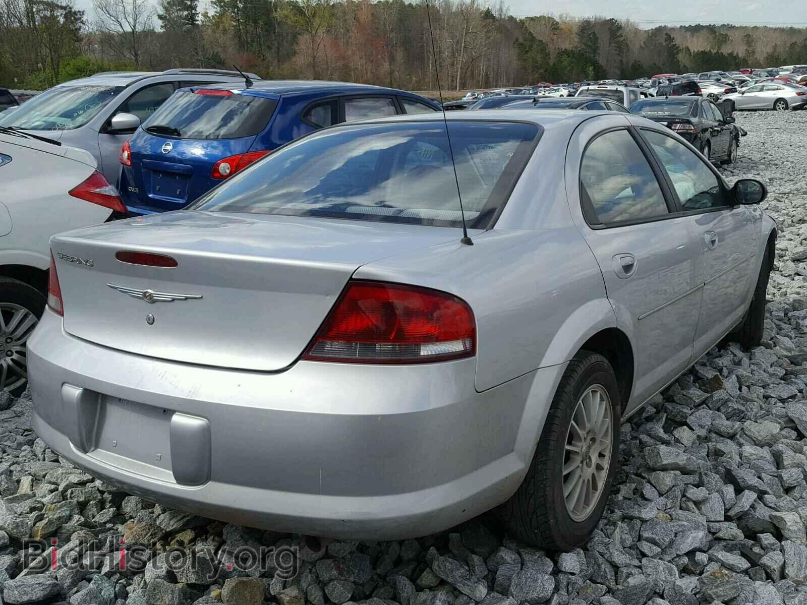 2004 CHRYSLER SEBRING - VIN: 1C3EL46X44N375024 - Фото 4