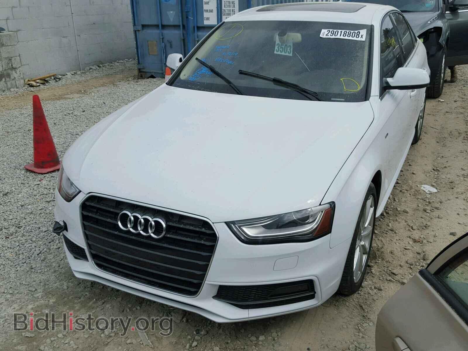 2014 AUDI A4 - VIN: WAUEFAFL3EA005140 - Photo 2