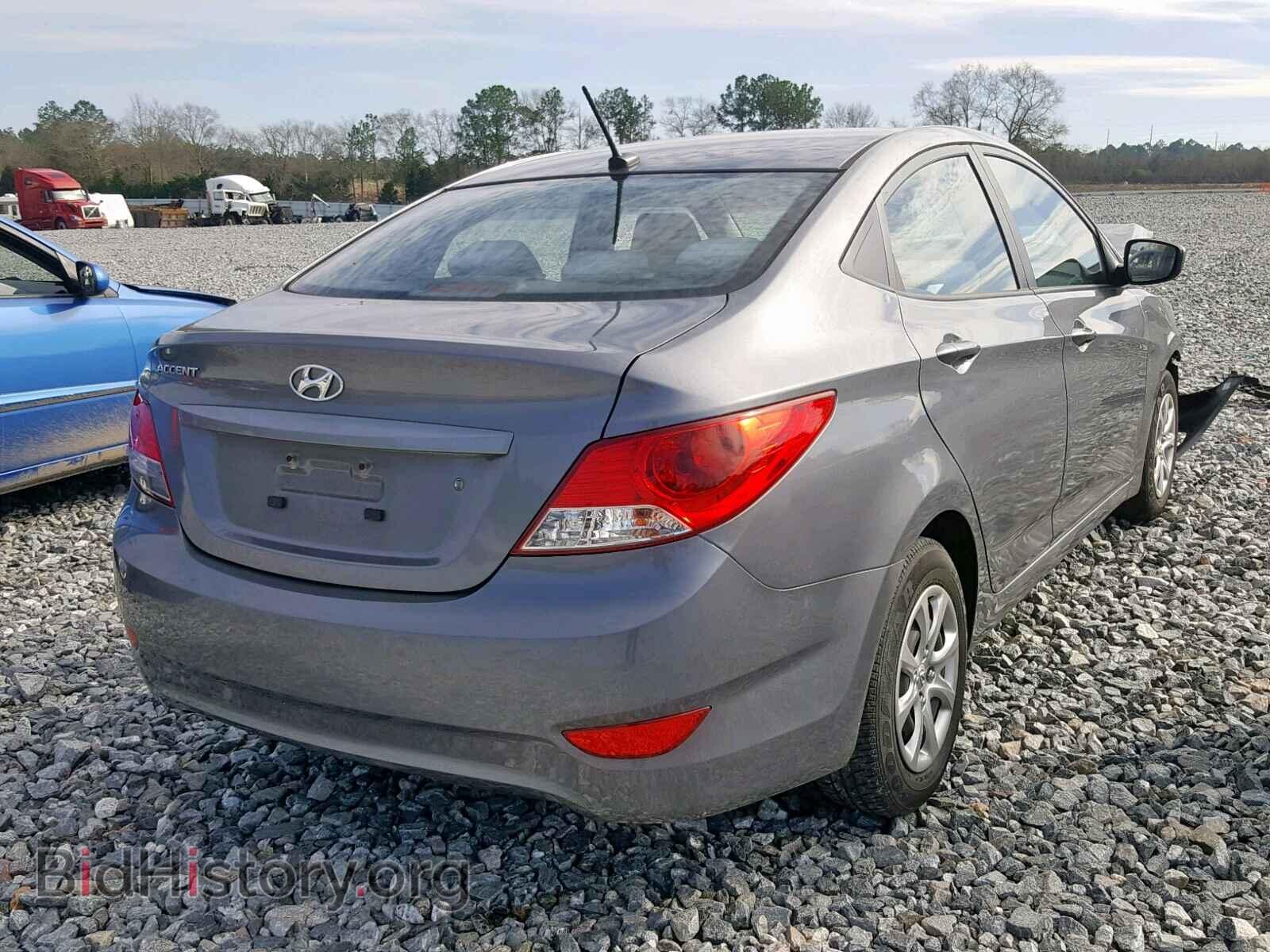 2014 HYUNDAI ACCENT - VIN: KMHCT4AE5EU673660 - Фото 4
