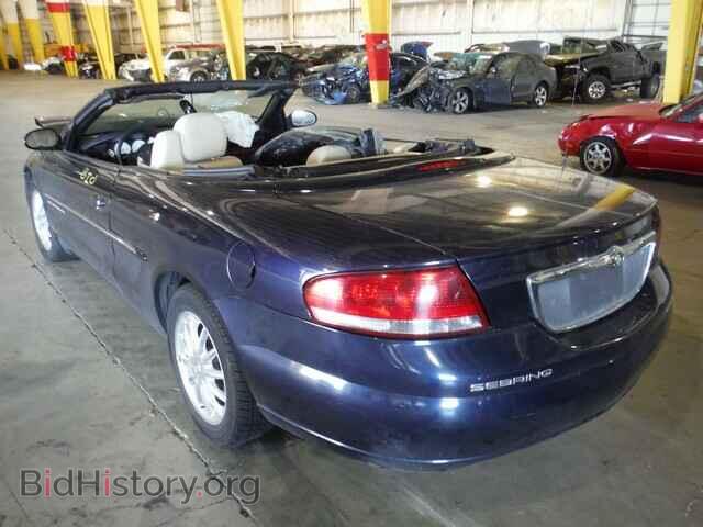2001 CHRYSLER SEBRING - VIN: 1C3EL65U91N626795 - Фото 3