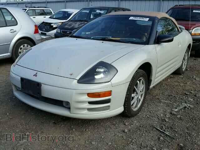 2001 MITSUBISHI ECLIPSE - VIN: 4A3AE35G81E003131 - Фото 2