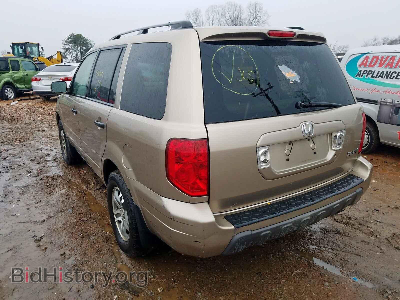 2005 HONDA PILOT - VIN: 5FNYF18605B060496 - Фото 3