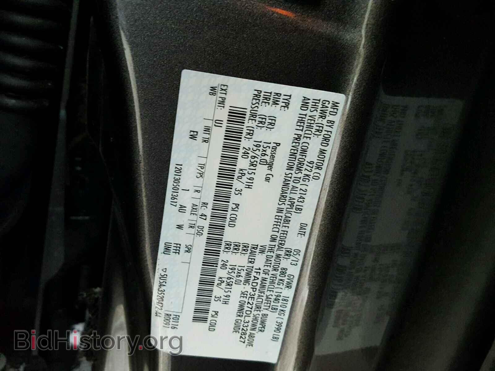 2013 FORD FOCUS - VIN: 1FADP3E27DL332827 - Photo 10
