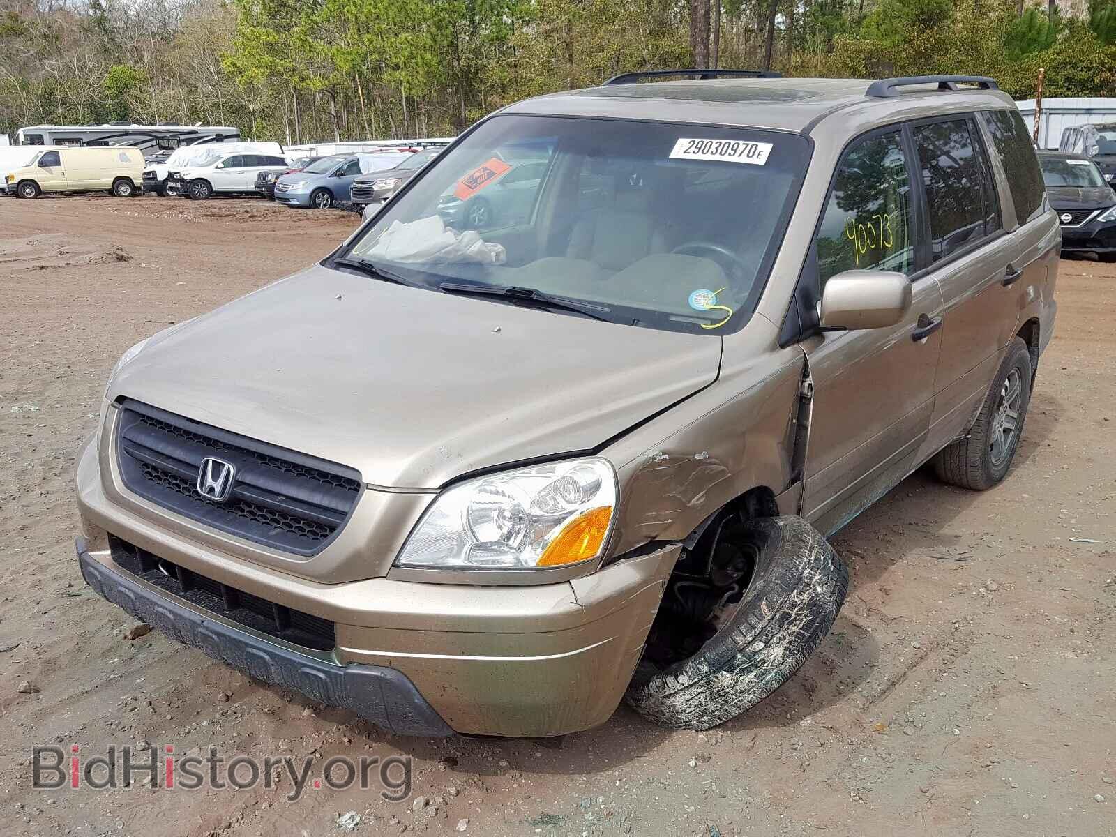 2005 HONDA PILOT - VIN: 2HKYF18695H541882 - Фото 2