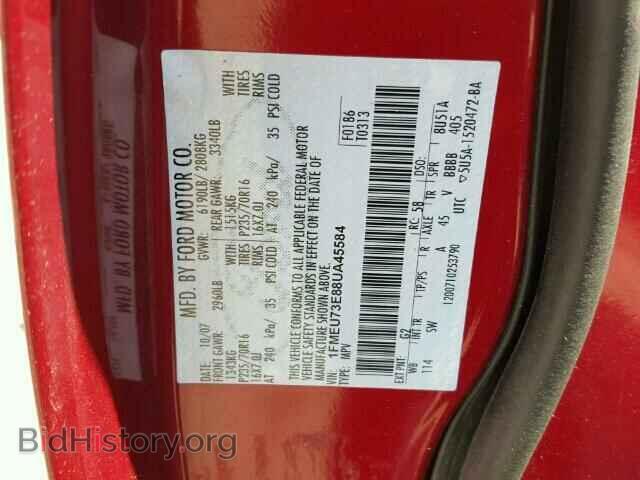 2008 FORD EXPLORER - VIN: 1FMEU73E88UA45584 - Фото 10