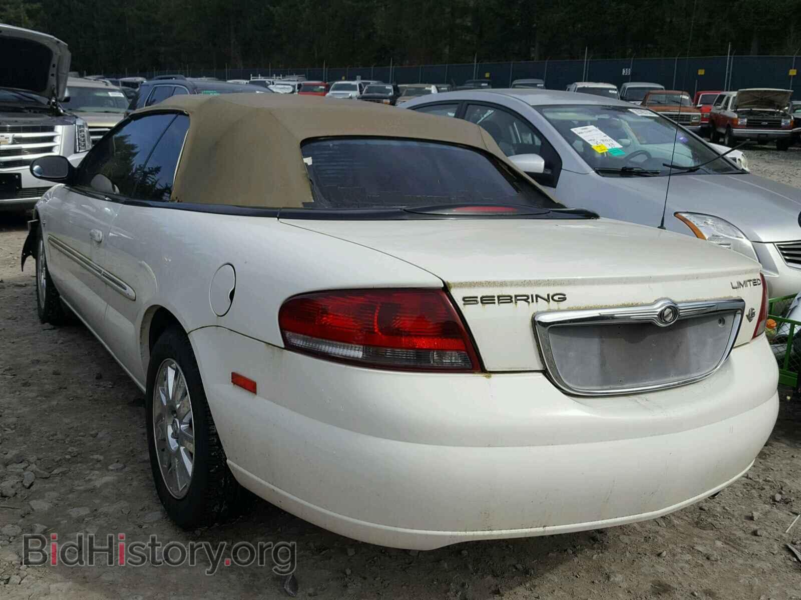 2004 CHRYSLER SEBRING - VIN: 1C3EL65RX4N317868 - Фото 3