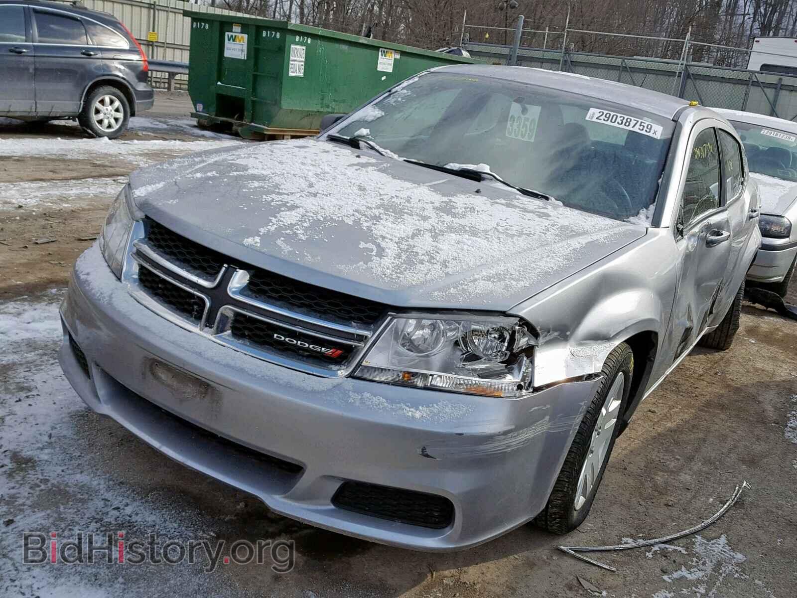 2013 DODGE AVENGER - VIN: 1C3CDZAB8DN754072 - Фото 2