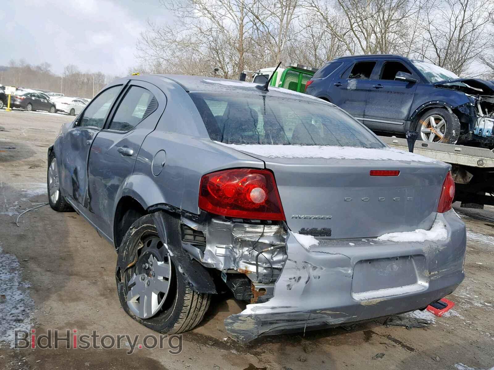 2013 DODGE AVENGER - VIN: 1C3CDZAB8DN754072 - Фото 3