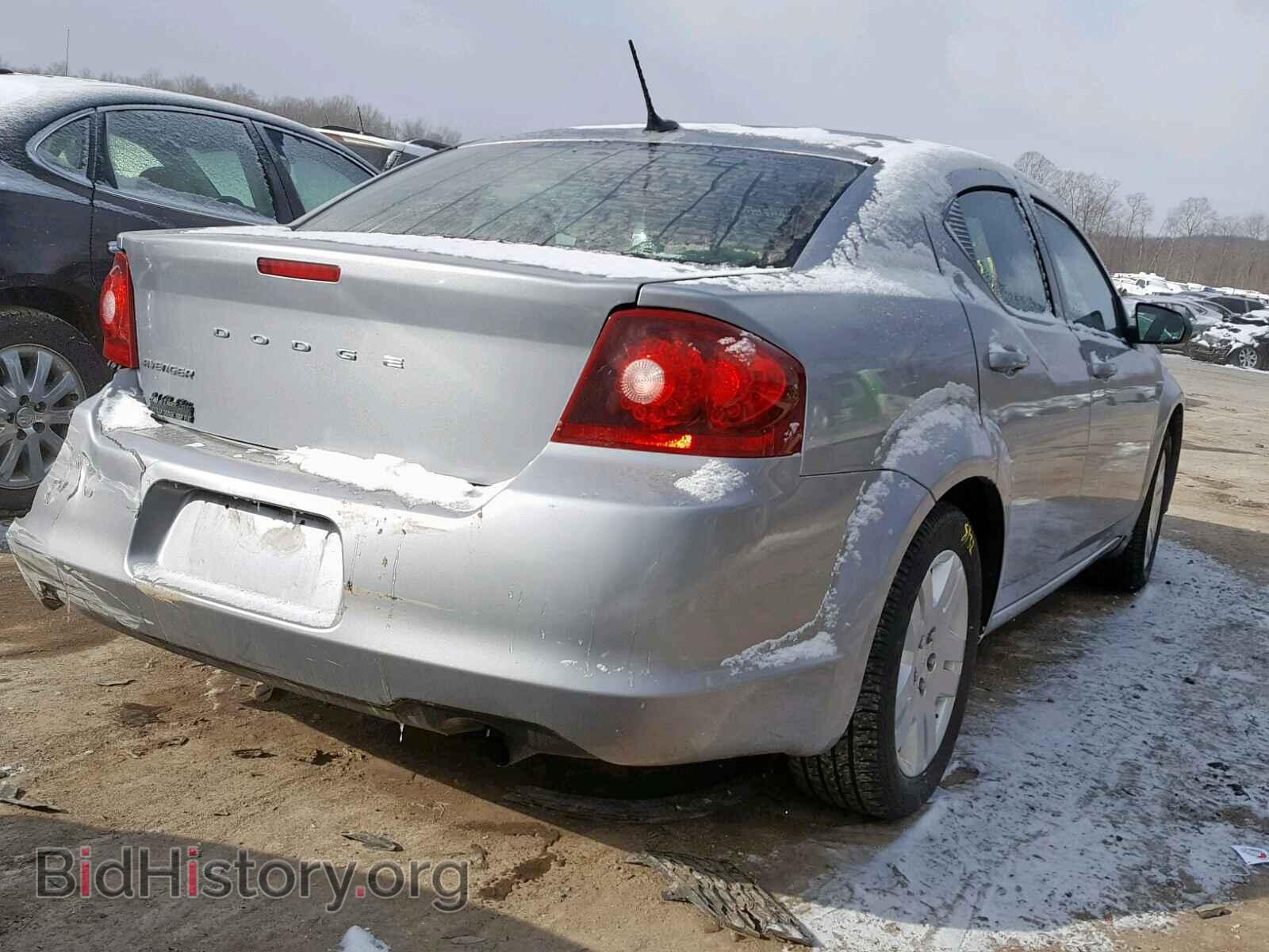 2013 DODGE AVENGER - VIN: 1C3CDZAB8DN754072 - Фото 4