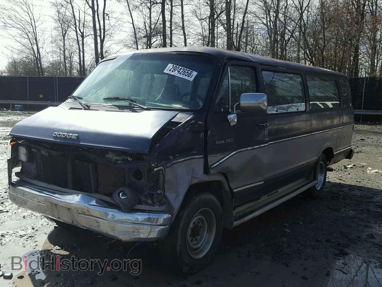 1991 DODGE RAM VAN - VIN: 2B5WB35Z0MK463346 - Фото 2
