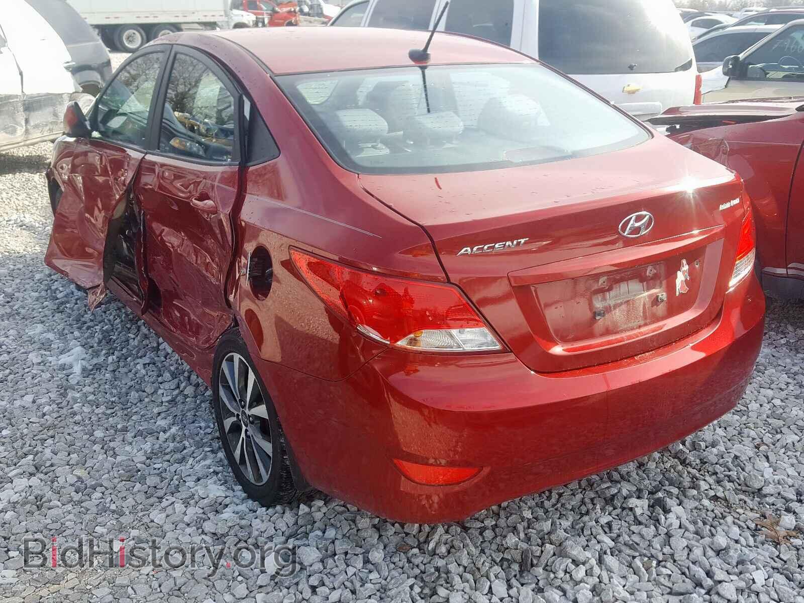 2017 HYUNDAI ACCENT - VIN: KMHCT4AE7HU385966 - Фото 3