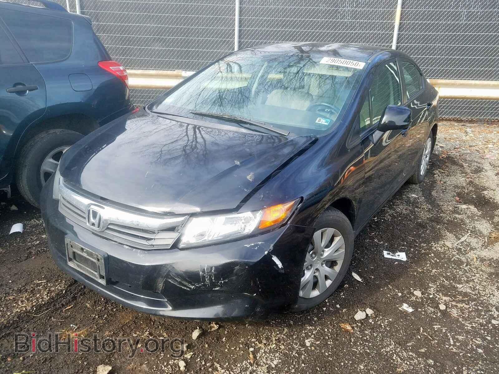 2012 HONDA CIVIC - VIN: 2HGFB2F5XCH564100 - Фото 2