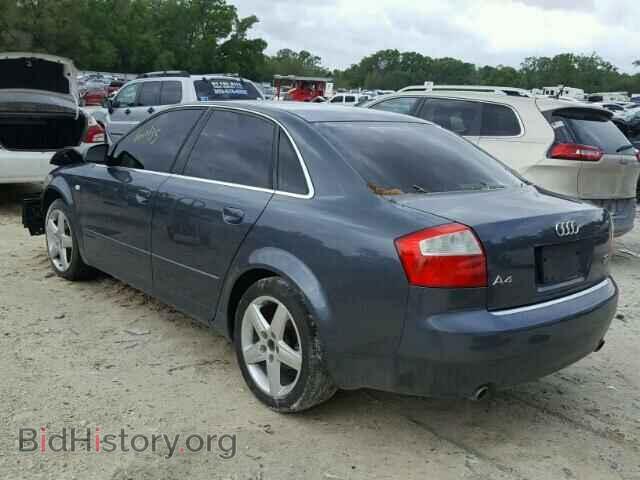 2002 AUDI A4 - VIN: WAULT68E02A066274 - Фото 3