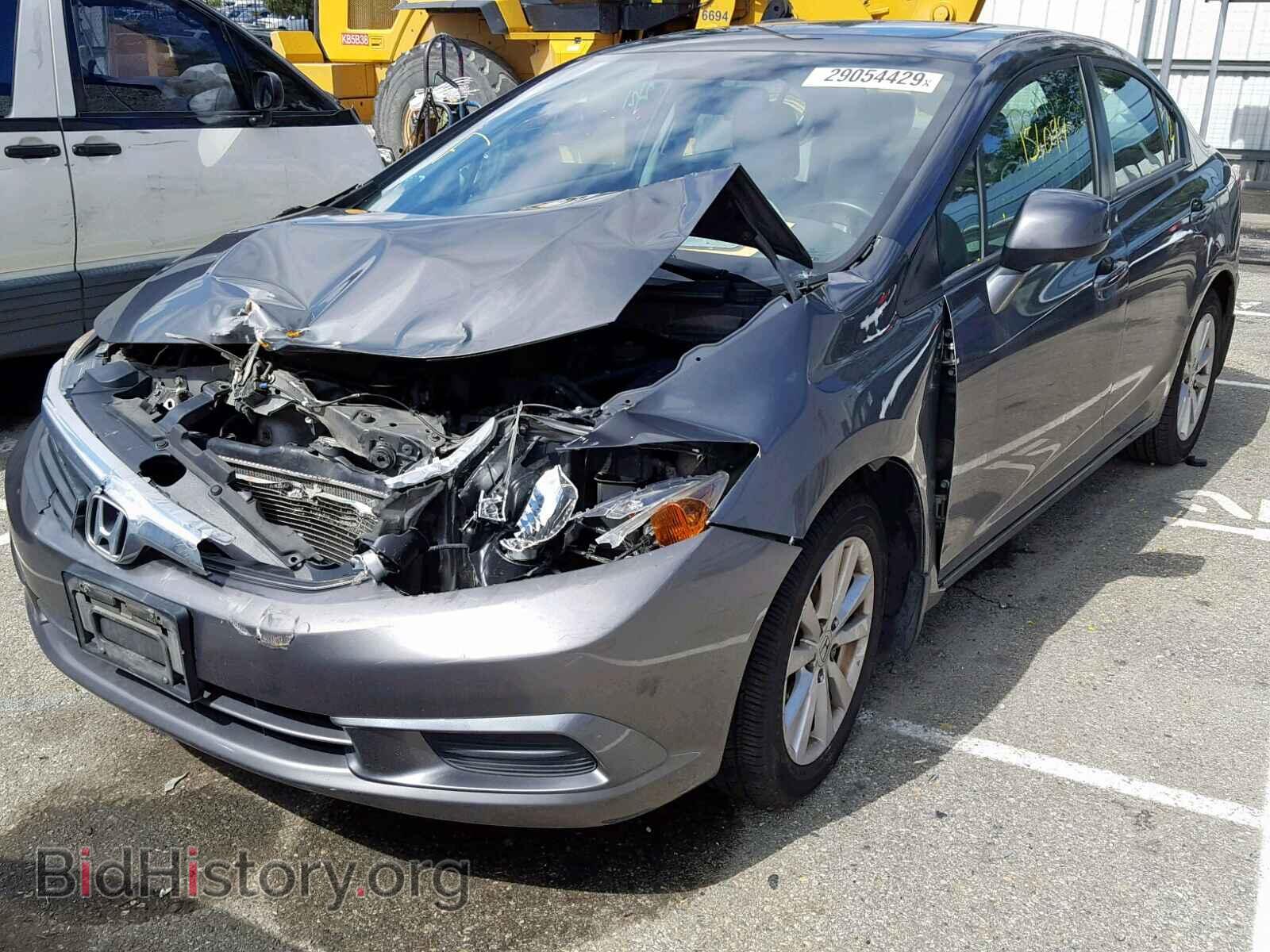 2012 HONDA CIVIC - VIN: 2HGFB2F83CH504783 - Фото 2
