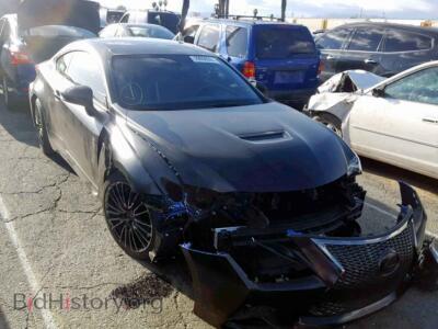 2015 Lexus RC RC-F, black — VIN JTHHP5BC8F5001698, Copart