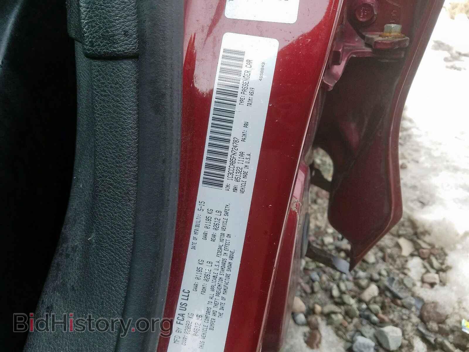 2015 CHRYSLER 200 - VIN: 1C3CCCAB5FN724787 - Photo 10