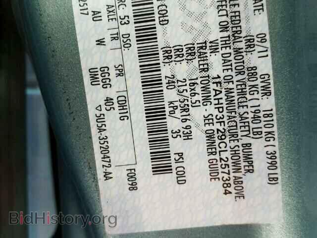 2012 FORD FOCUS - VIN: 1FAHP3F29CL257384 - Photo 10