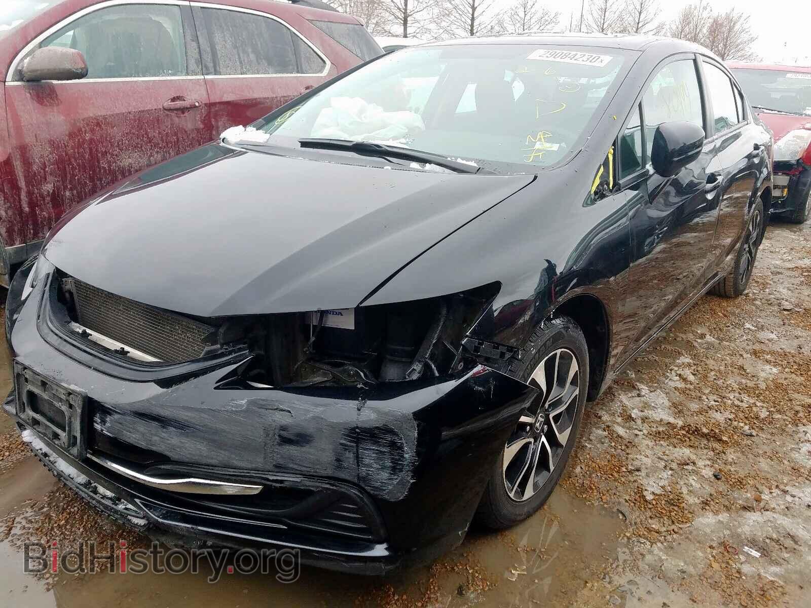 2014 HONDA CIVIC - VIN: 2HGFB2F82EH538961 - Фото 2