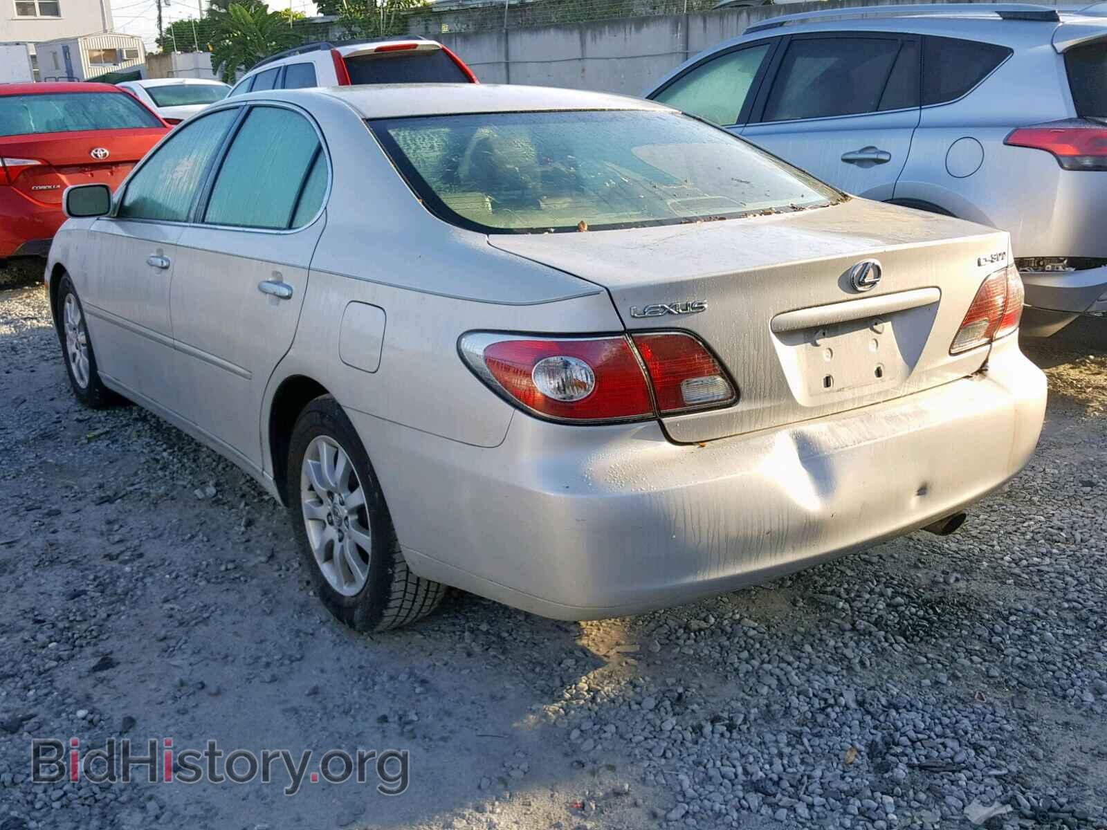2003 LEXUS ES300 - VIN: JTHBF30G730132097 - Фото 3