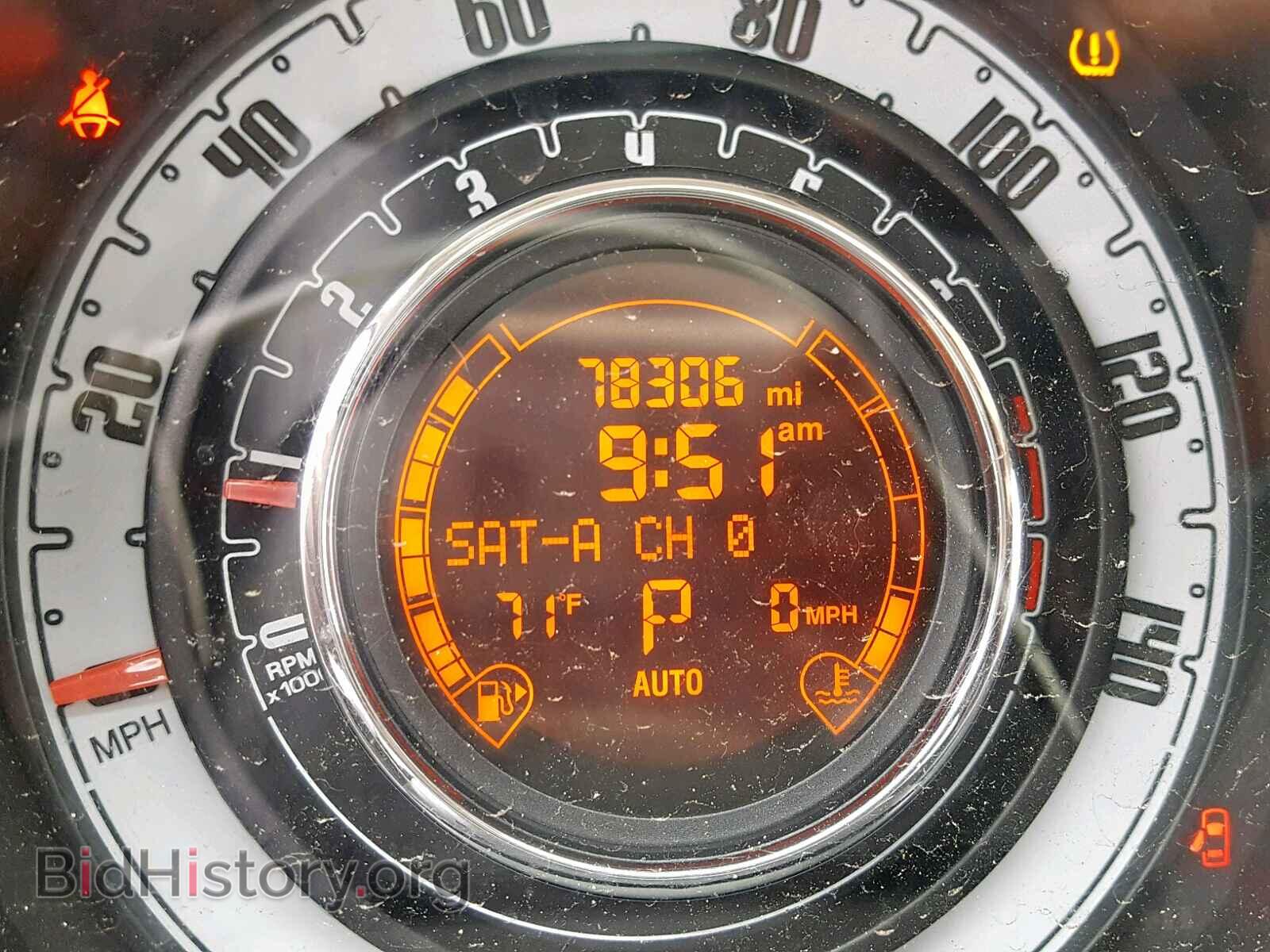 2012 FIAT 500 - VIN: 3C3CFFCR4CT106424 - Фото 8