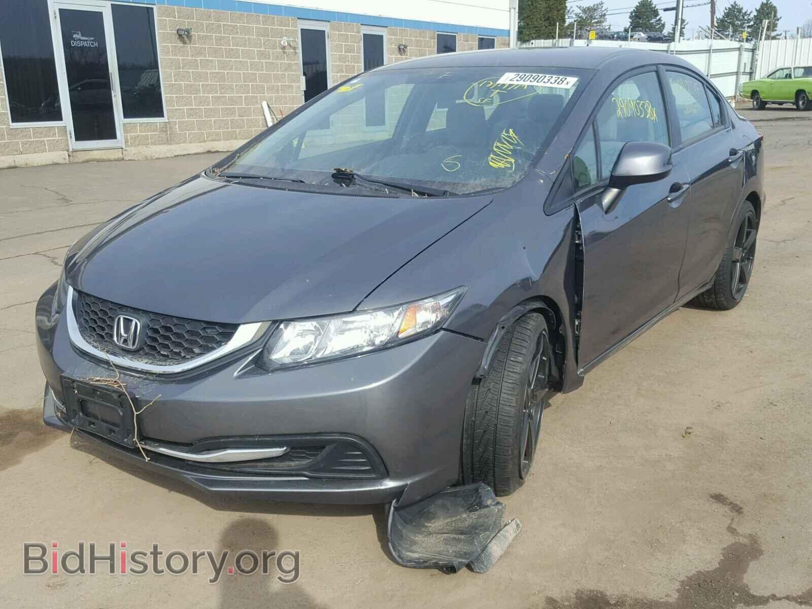2013 HONDA CIVIC - VIN: 2HGFB2F53DH598607 - Фото 2