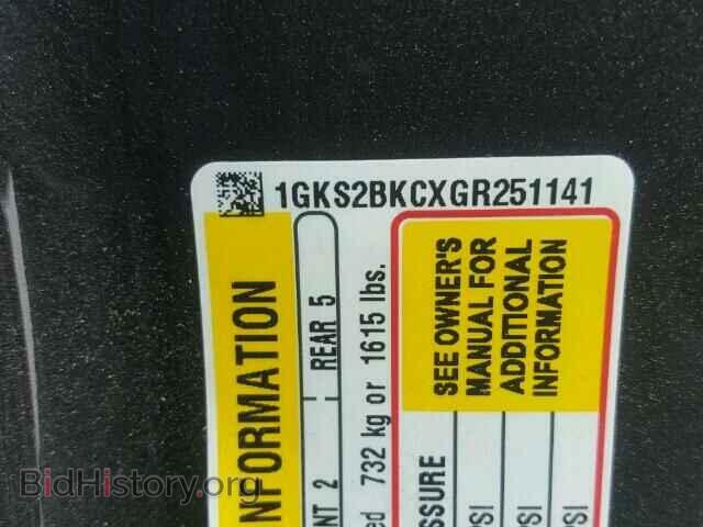 2016 GMC YUKON - VIN: 1GKS2BKCXGR251141 - Фото 10