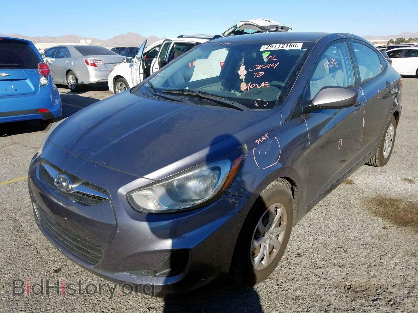2013 HYUNDAI ACCENT - VIN: KMHCT4AE1DU496880 - Фото 2
