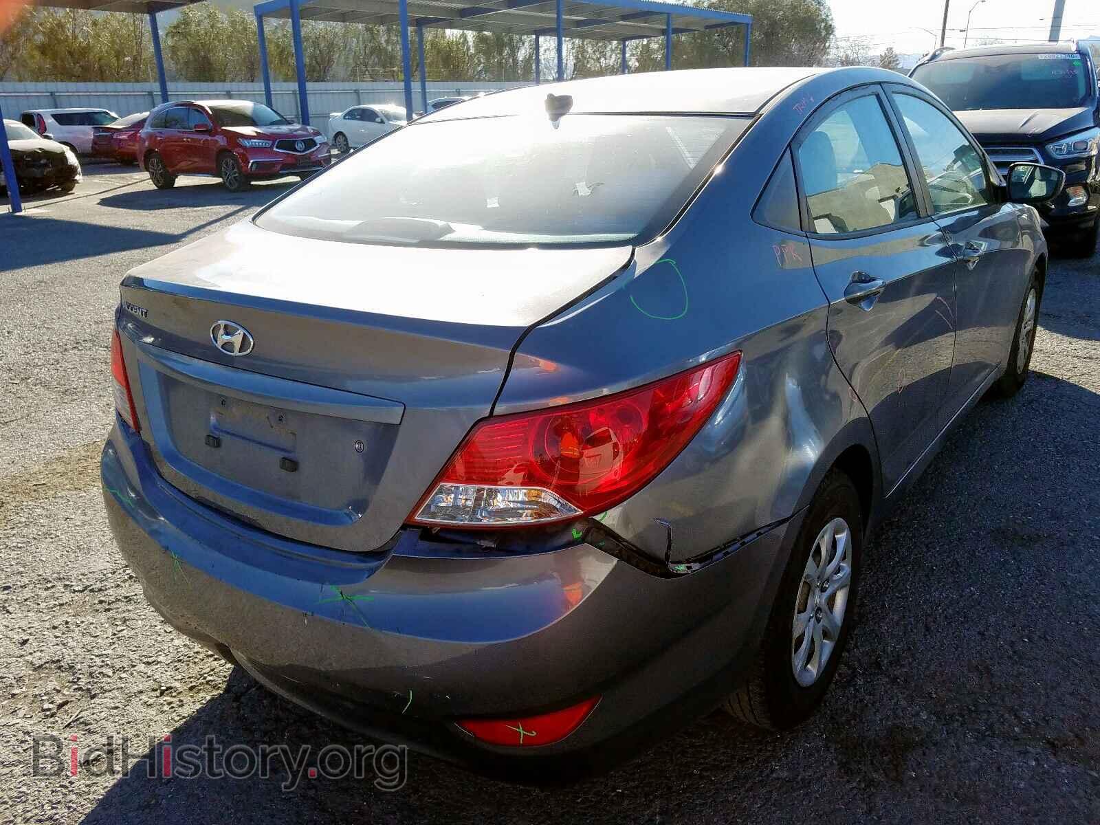 2013 HYUNDAI ACCENT - VIN: KMHCT4AE1DU496880 - Фото 4