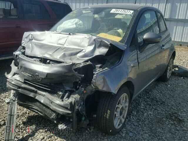 2012 FIAT 500 - VIN: 3C3CFFAR0CT285158 - Фото 2