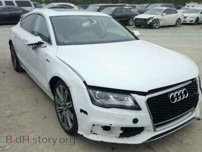 2013 Audi A7 A7 Premium, белый — VIN WAUYGAFC9DN059091, Copart