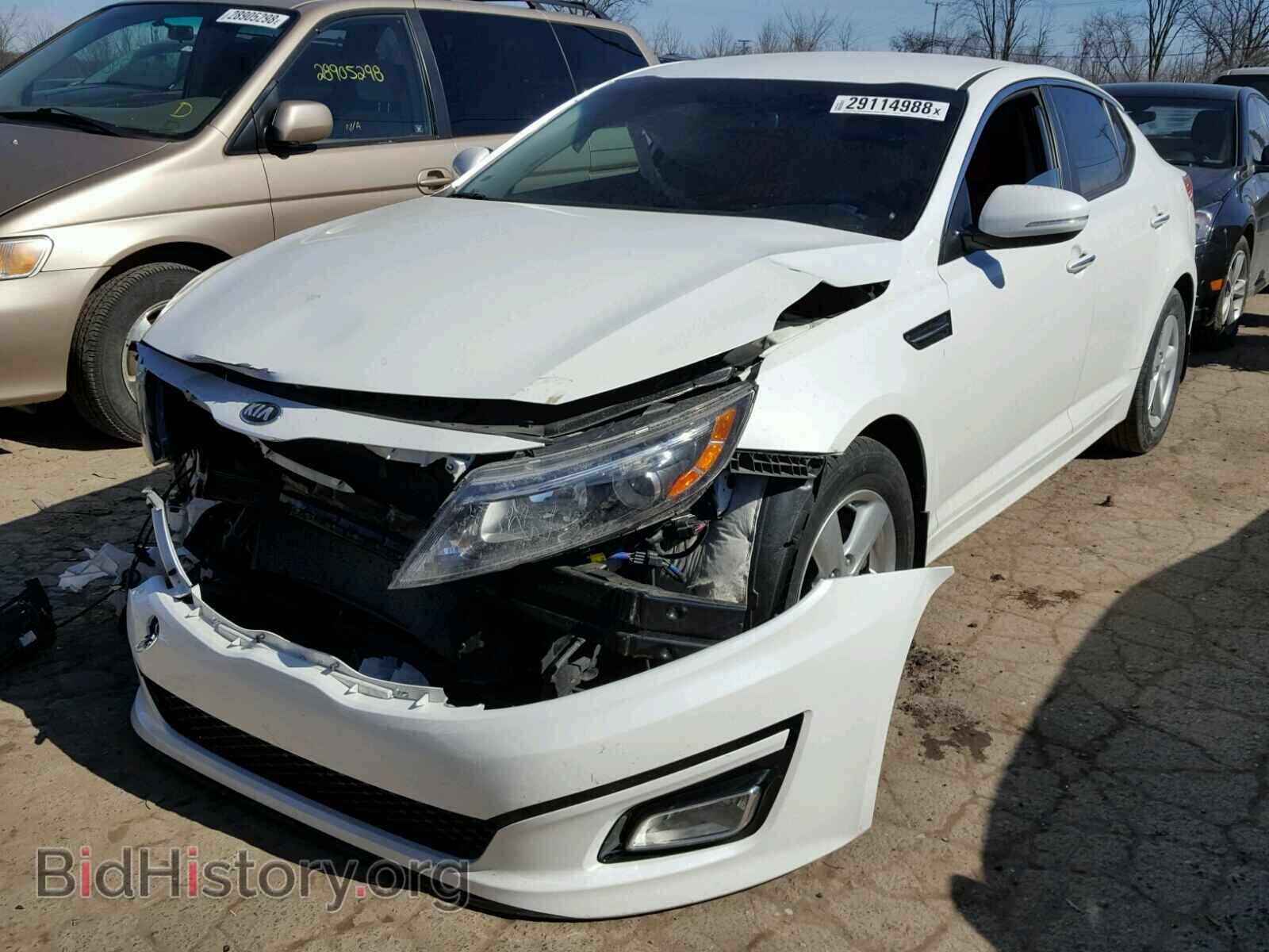 2015 KIA OPTIMA - VIN: KNAGM4A70F5579148 - Фото 2