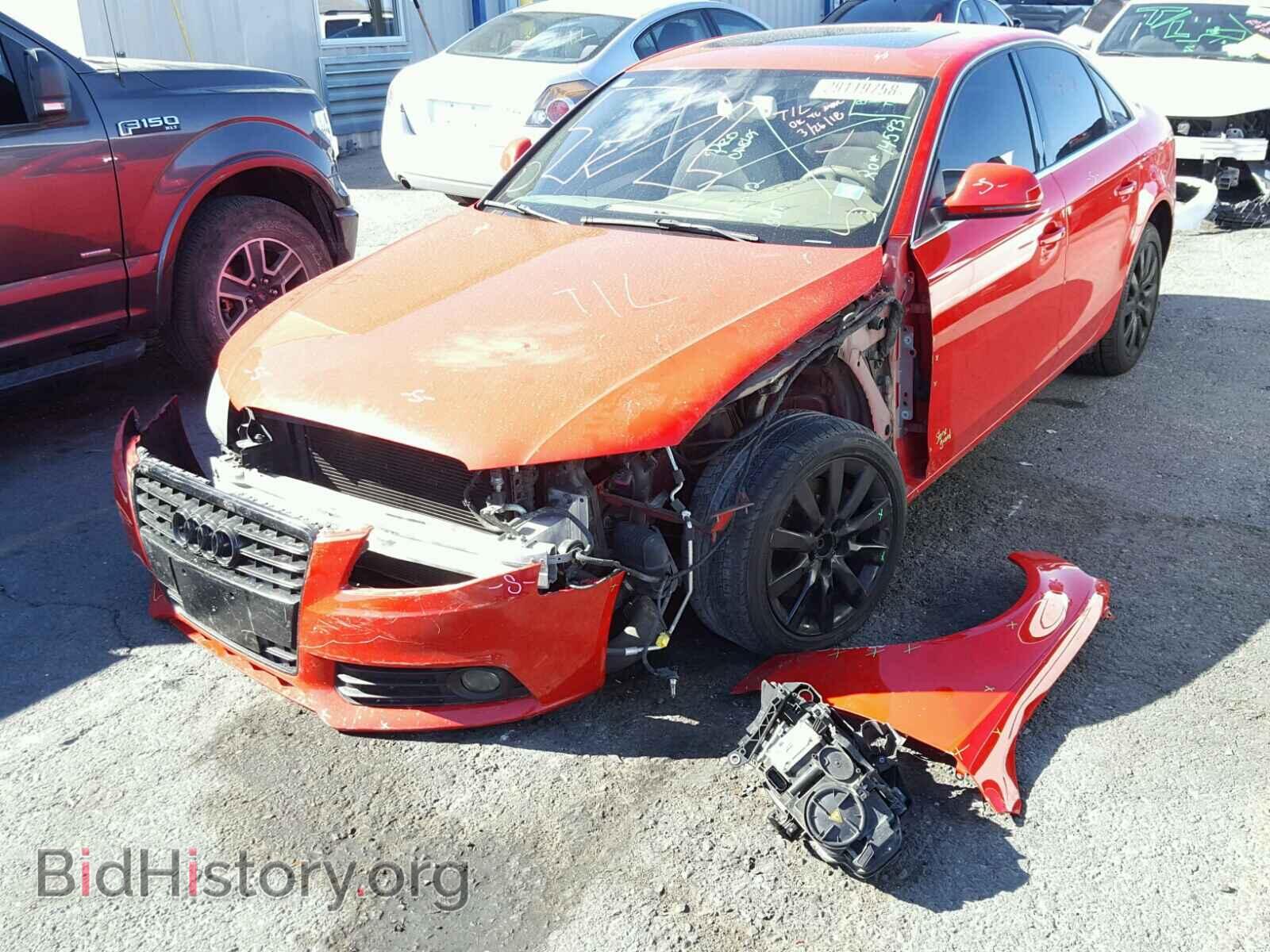 2009 AUDI A4 - VIN: WAUSF78K19A087773 - Фото 2