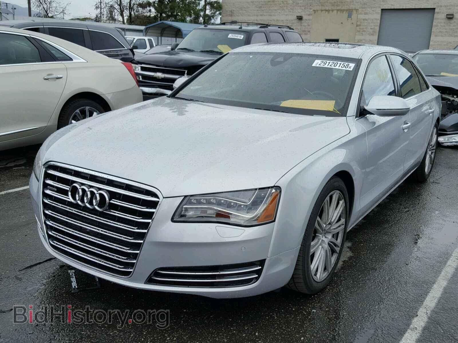 2014 AUDI A8 - VIN: WAURGAFDXEN008441 - Фото 2