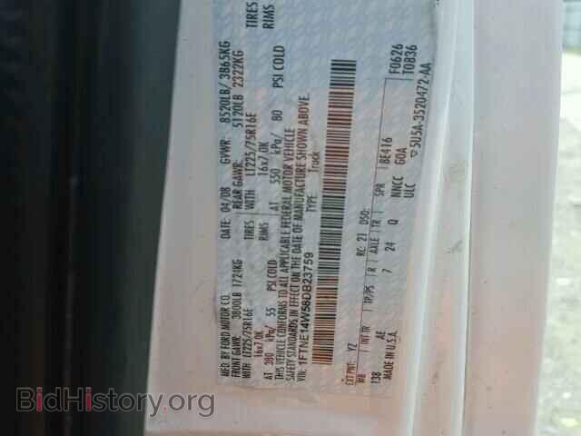 2008 FORD ECONOLINE - VIN: 1FTNE14W58DB23759 - Фото 10
